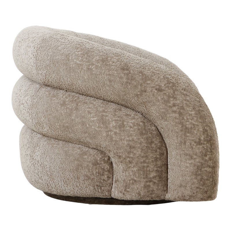 Valletta Lounge Chair med drejefunktion - Natur, 93x83x70 cm