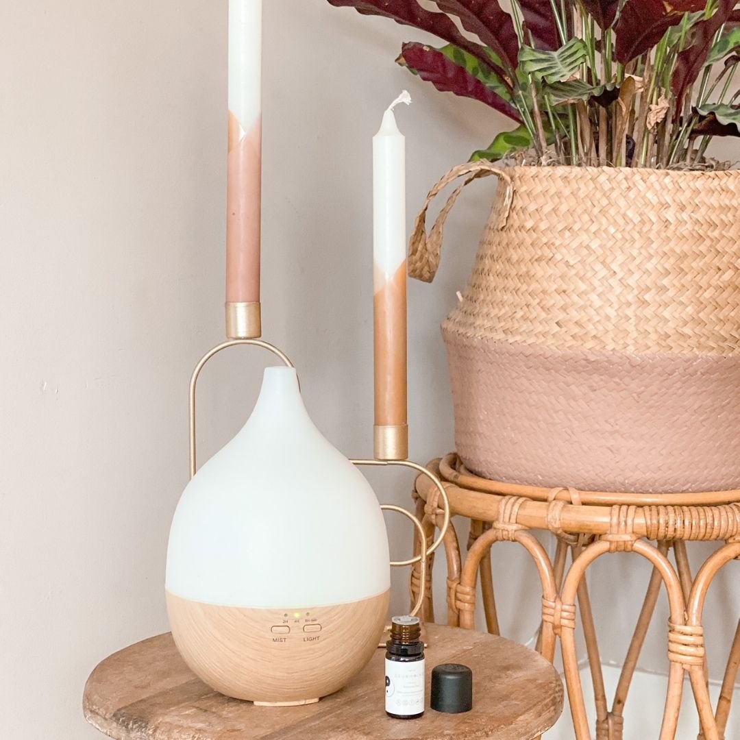 Close 2 Nature 2.0 also night light - Geurwolkje® Diffuser - Light wood - 200 ml - Recommended retail price €44.95