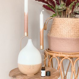 Close 2 Nature 2.0 also night light - Geurwolkje® Diffuser - Light wood - 200 ml - Recommended retail price €44.95