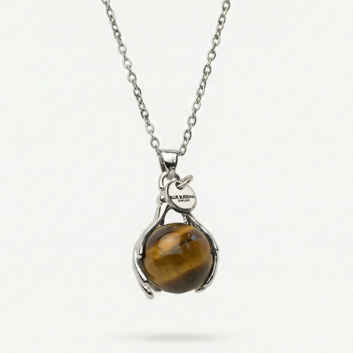 Tiger's Eye Brace Cocklace Silver