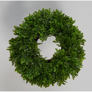 Kranz BUCHS Kunstblume Kunststoff grün 25 cm 25 cm 8 cm Durchmesser 25 cm