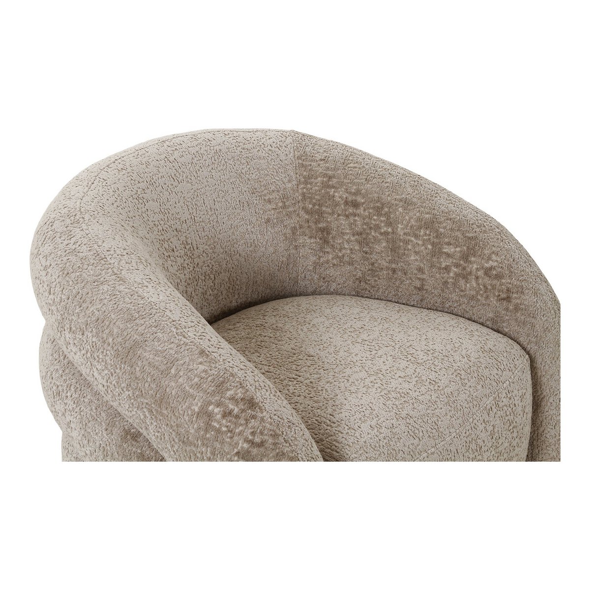 Valletta Lounge Chair with swivel function - Natural, 93x83x70 cm