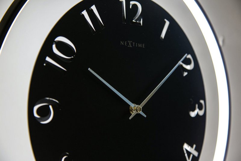 Horloge de table - 40 x 40,5 cm - Métal - Unité lumineuse - 'Ting Table'