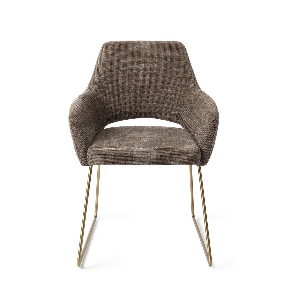Jesper Home Yanai Dining Chair Slide Gold