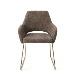 Jesper Home Yanai Dining Chair Slide Gold