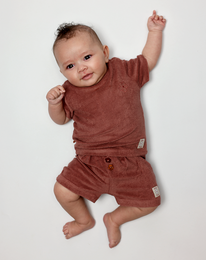 Terry Kids cortos de doble teñido | Burlwood