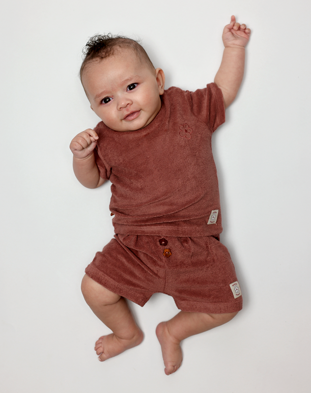 Terry Kids cortos de doble teñido | Burlwood