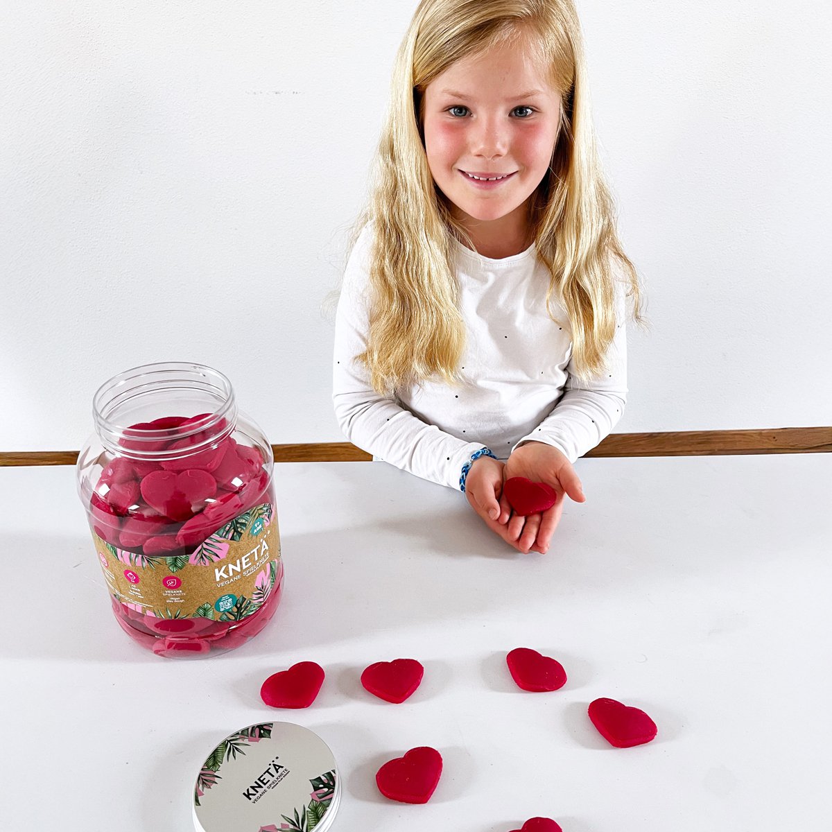 Knetä Speelklei - Hartvormig Roze