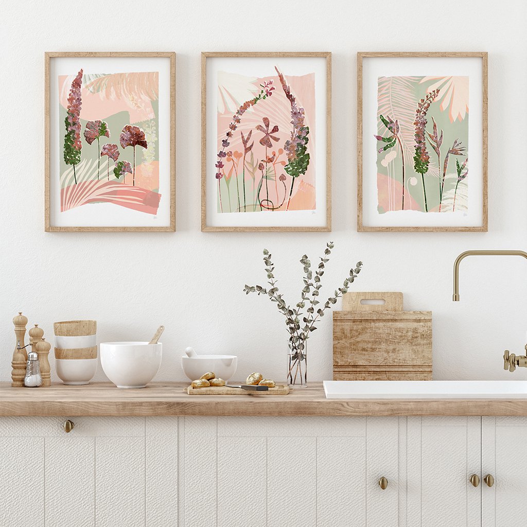 Serene botanische 1 Art Print