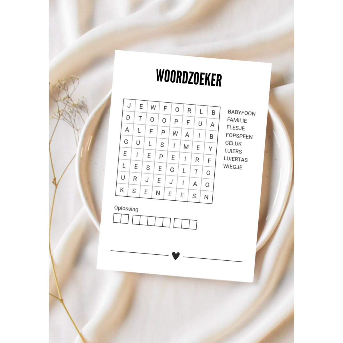 A6 Postcard • WordZoeker • Grandpa