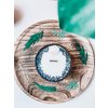 Sand Dollar candle - coconut shell