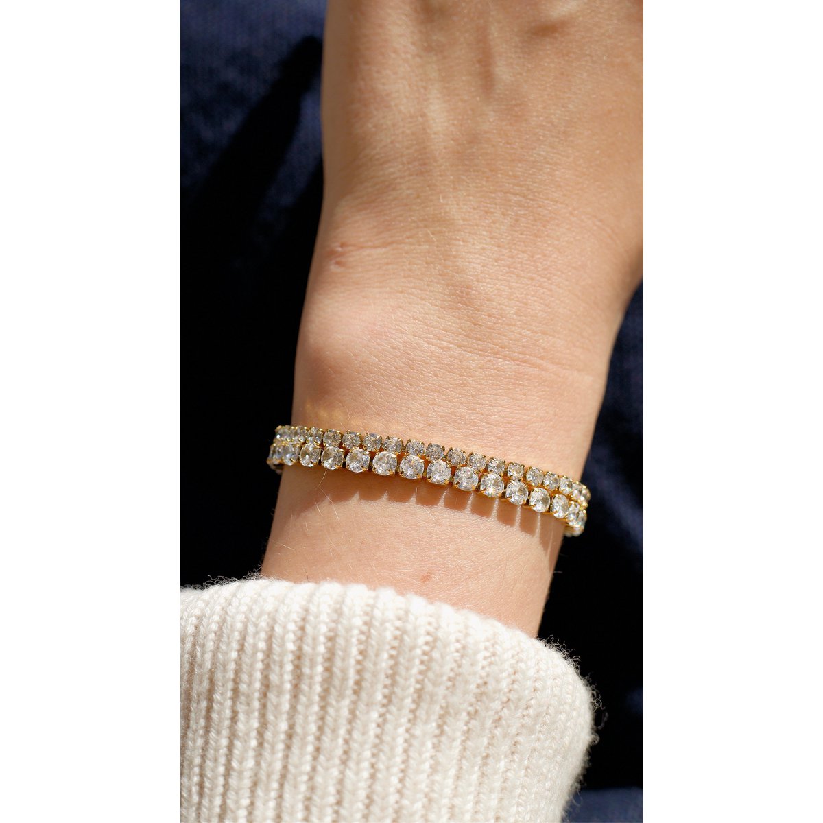 Press - Tennis Bracelet 4mm