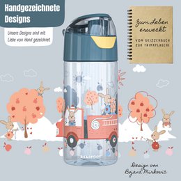 Kinderwaterfles, lichtgewicht waterfles - brandweer