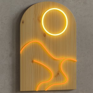 NEON LED WOESTIJN