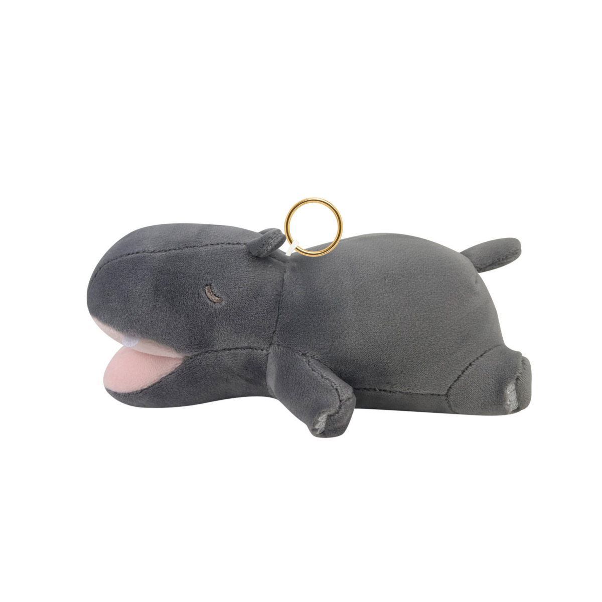Peluche nemu nemu - HIPPO - Hippopotame - Taille S - 15 cm - Porte-Clés