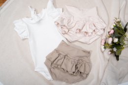 Bloomers Beige Scuro Con Volant