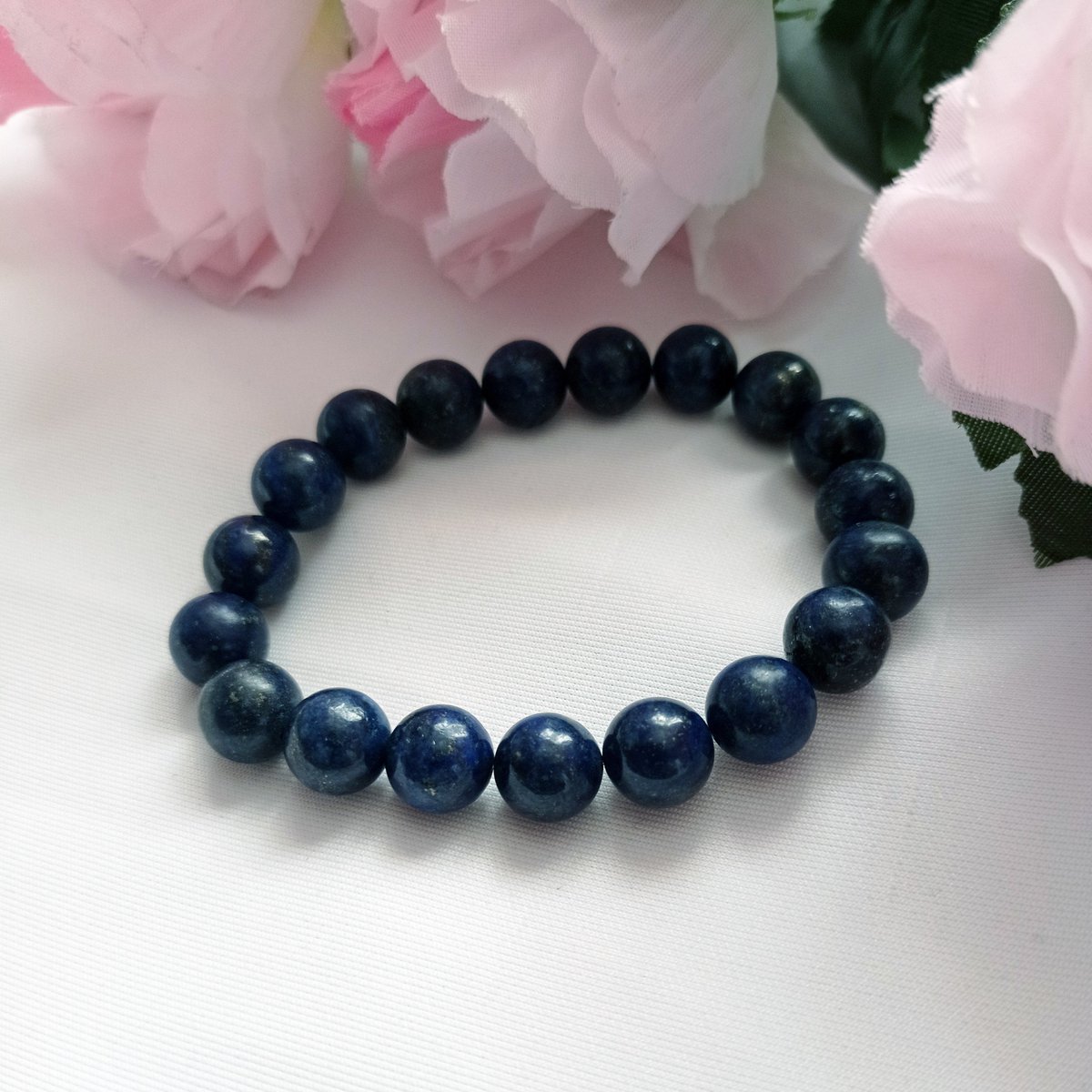 Lapislazuli Stretch-Armband von nlanlaVictory