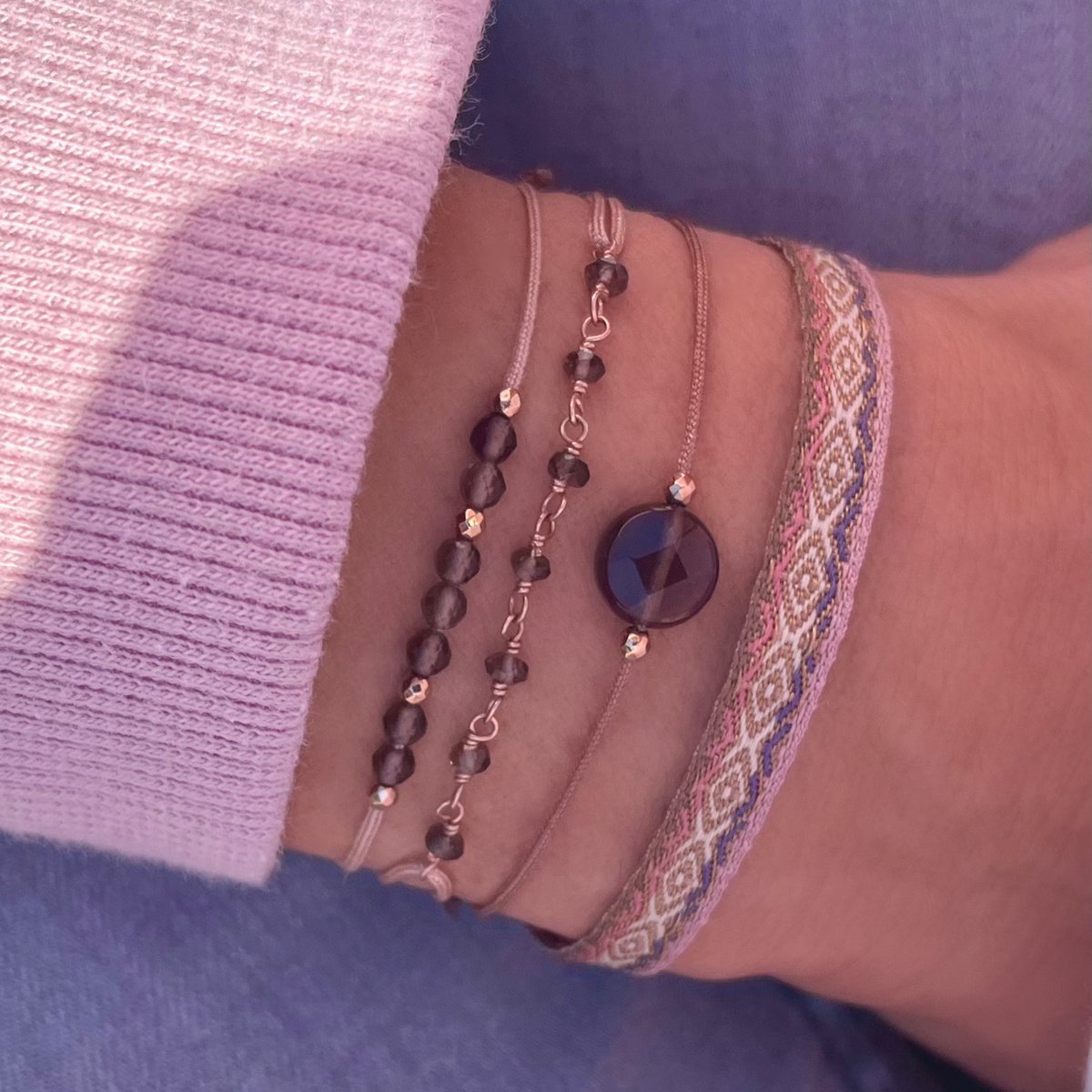 woven bracelet set of 10