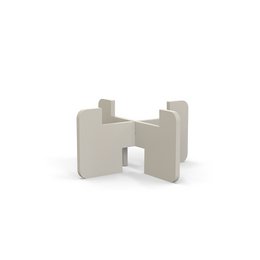 Rocket (candles) standard - 80x40mm - beige / light gray