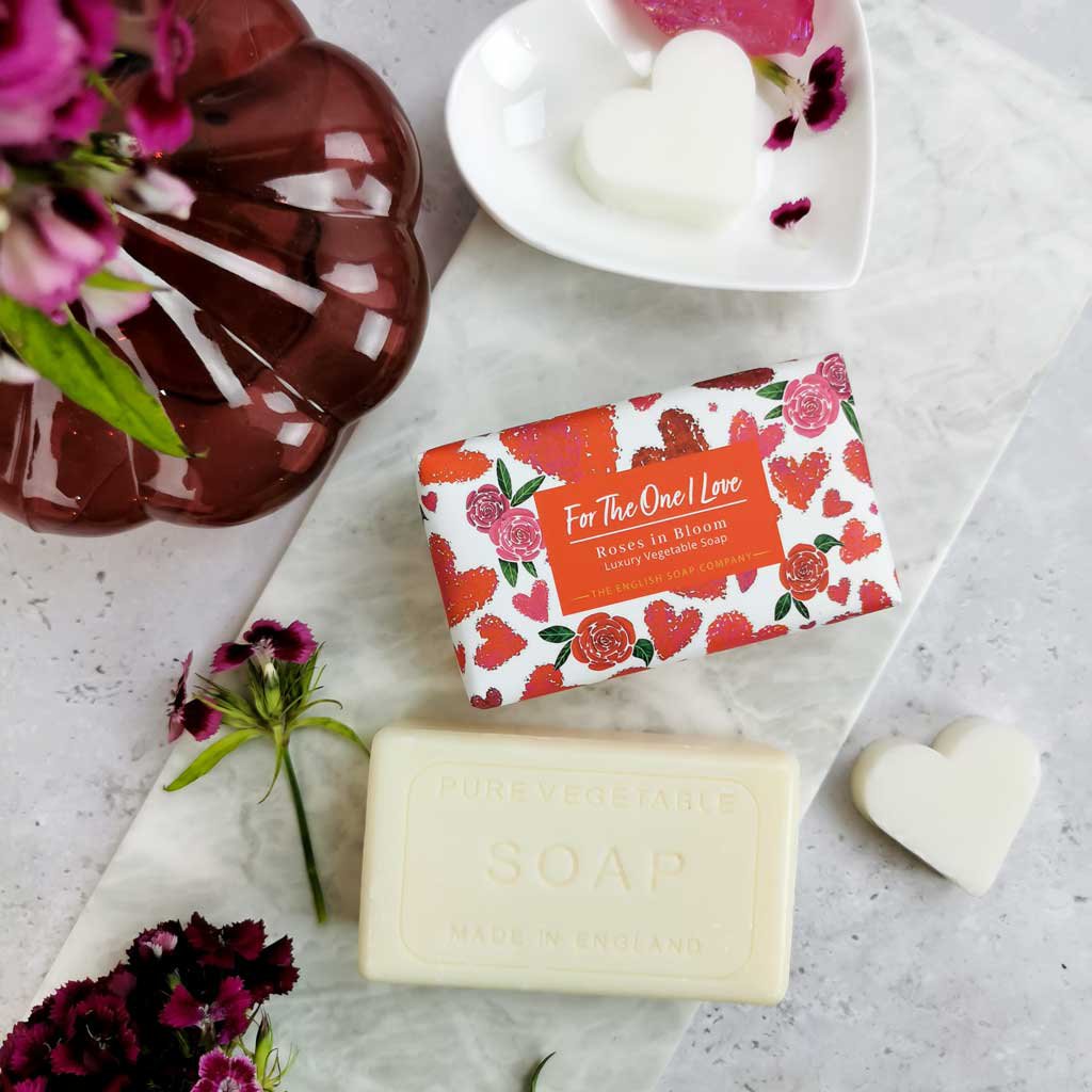 ENGLISH SOAP C° 190g zeep - For The One I Love - Roses