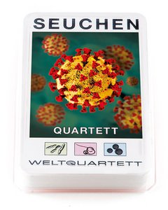 Quartett "Seuchen 1" - jetzt mit aktueller COVID-19 Karte