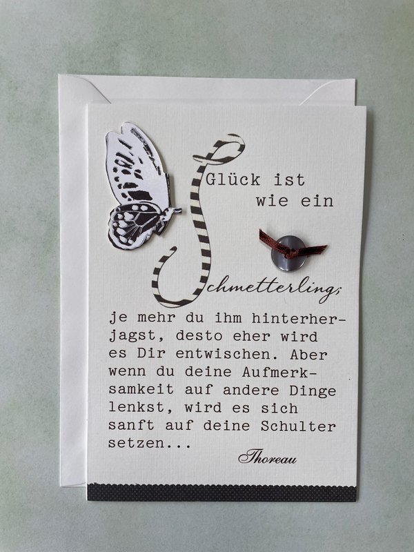 Lucky card - foldekort med kuvert