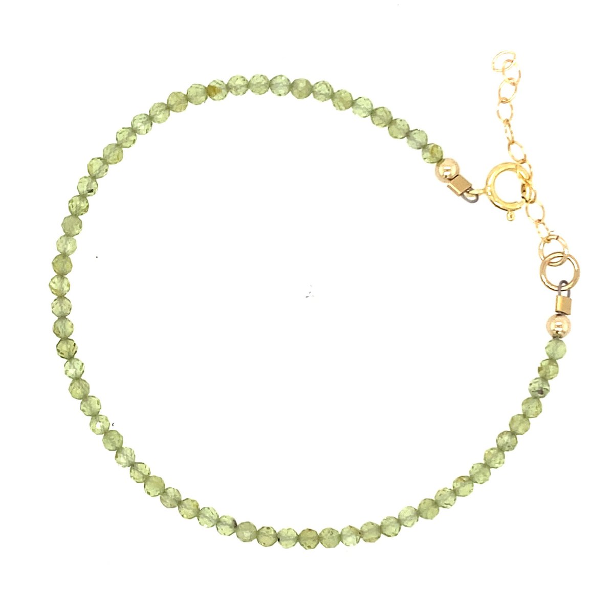 Petite Peridot - Armband mit Geburtsstein - Monat August