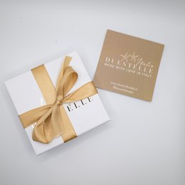 RECTANGULAR HOOP – Gold Geometric Circles