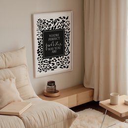Poster: You're perfect just the way you are