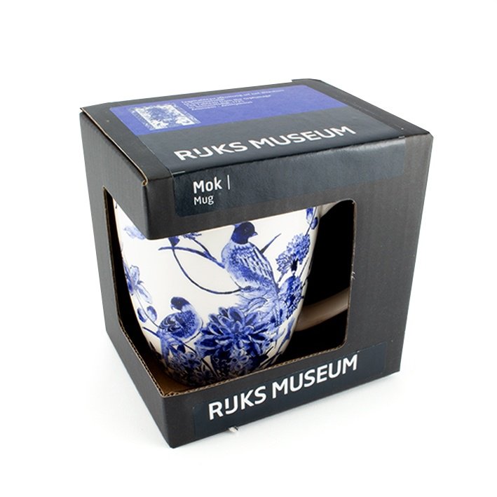 Mug Delft Blue birds Rijksmuseum