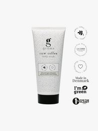 A raw coffee body scrub made with natural ingredients. This exfoliating scrub contains coffee grounds to gently remove dead skin cells and improve skin texture. Suitable for all skin types.