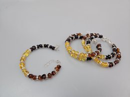 Armbånd Rav ædelsten gave souvenir held og lykke armbind