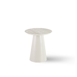 TOTTIE Sleek Sidentabelle [Travertin] [45 cm]