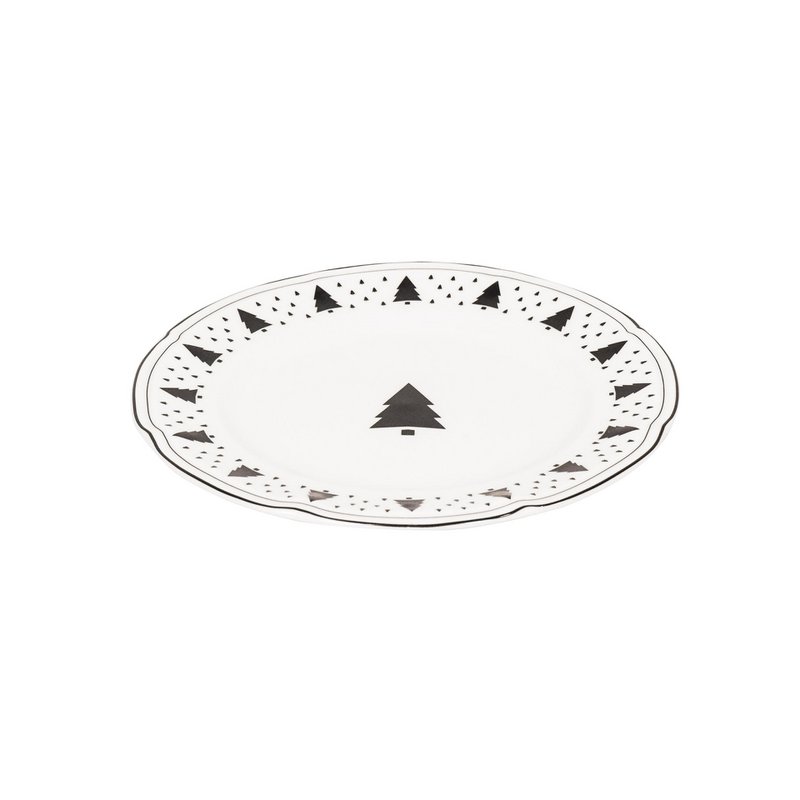 Talerz - Choinka - Newbone China - 19,5x19,5x1,2cm