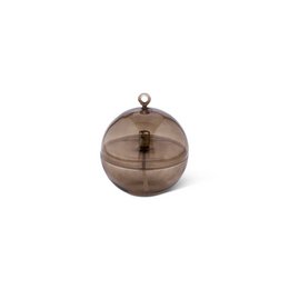 Olielamp Round cover champagne brass L