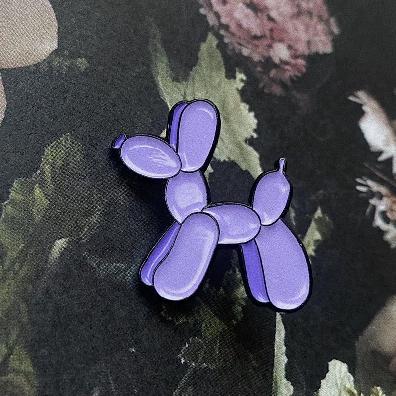 Emaille Pin "Ballonhund"