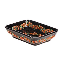 Soap dish sea buckthorn, hand painted