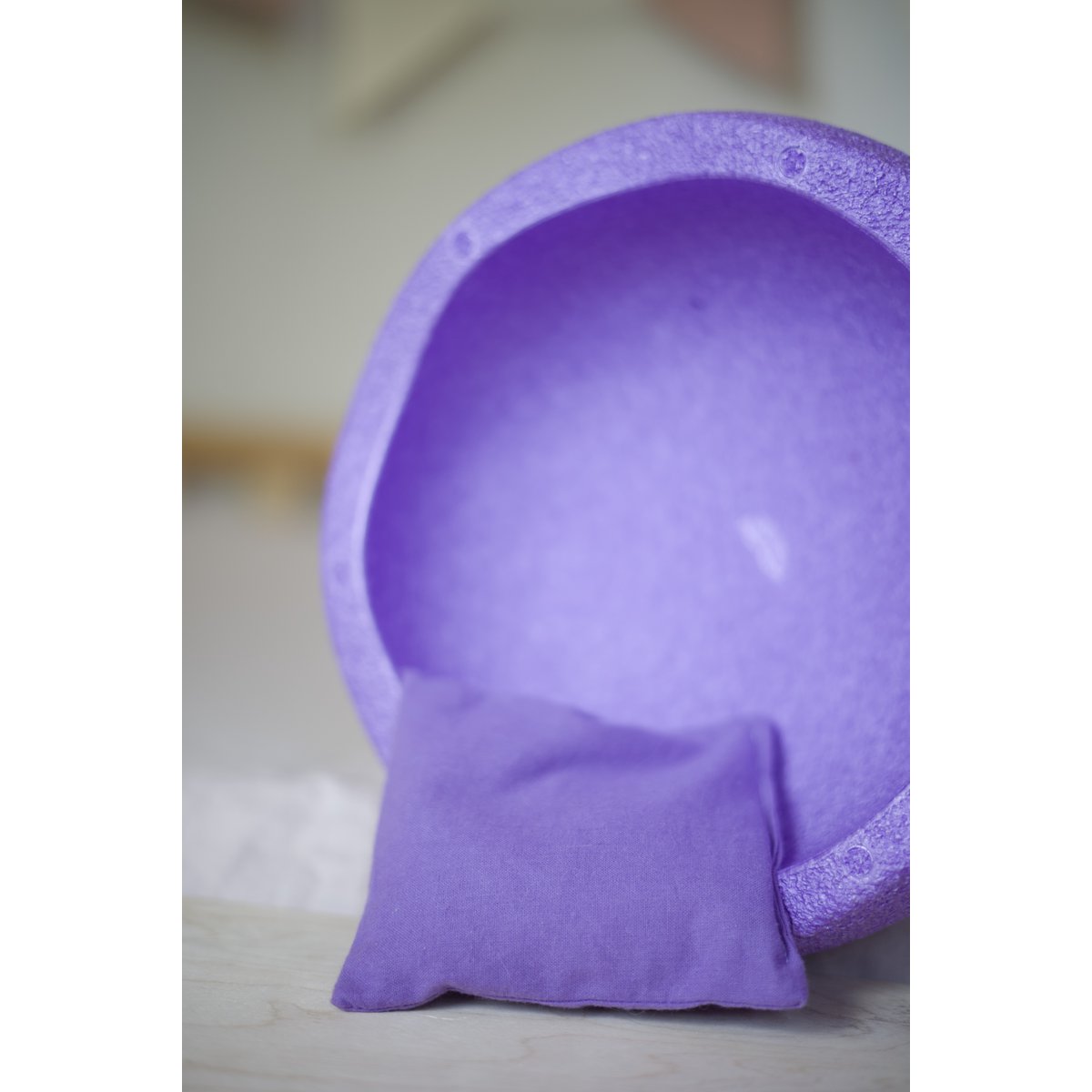 Pittenzakjes regenboog, sensory bean bag rainbow, kirschkernkissen regenbogen