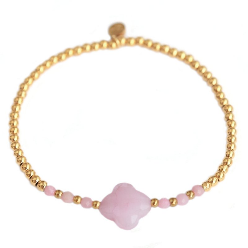 Bracelet facet piano rose