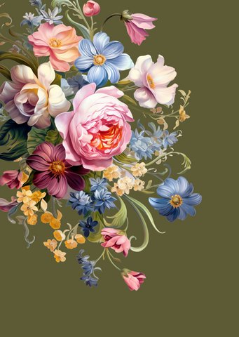 Nachhaltige Karte – Wildblumen