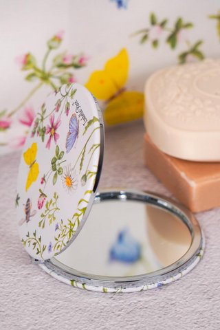 Pocket mirror Meadow 8 cm Isabelle Rose