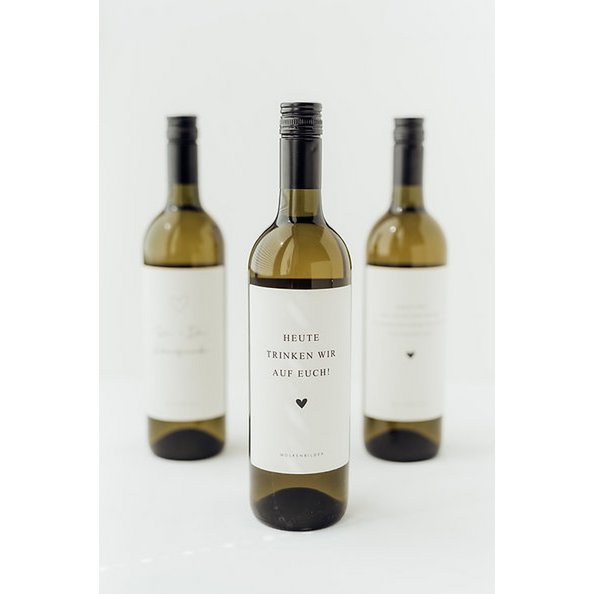 Zestaw etykiet na wino (2 sztuki) - różne motywy