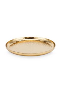 Plate Metal Gold 22cm