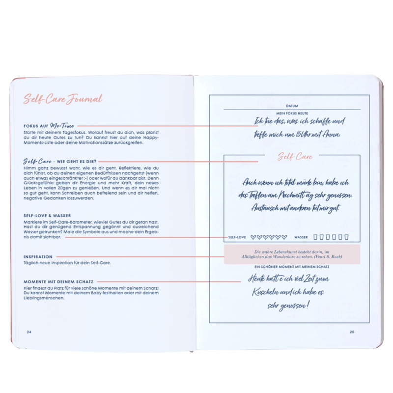 NEW MUM Self-Care Journal für Neumütter