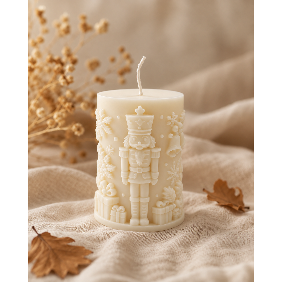 Winter Nutcracker Candle | rapeseed wax