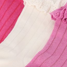 iN ControL 3pack de chaussettes RIB avec volant