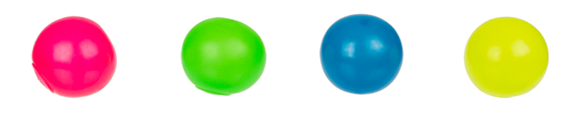 Palla antistress ultra morbida, si illumina al buio,