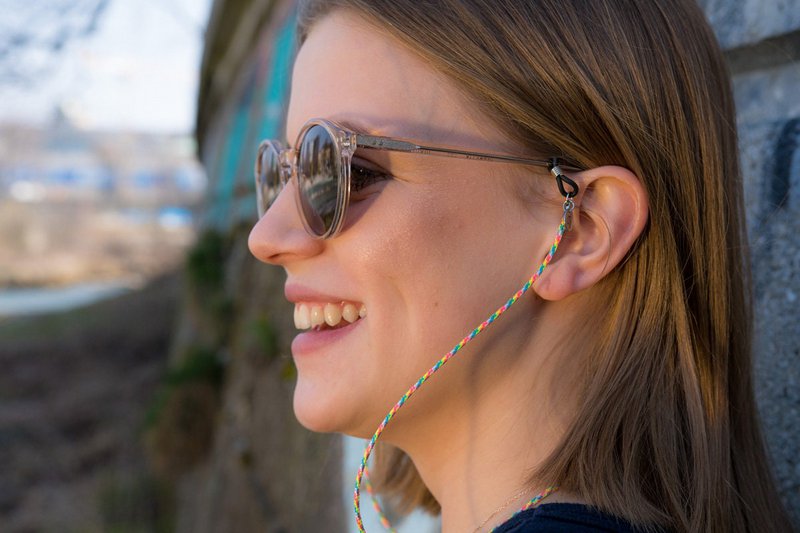 Handgemaakte brillenband HOLI