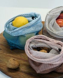 Nul afvalzakken stalen blauw
