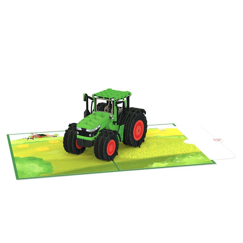 Tractor pop up card